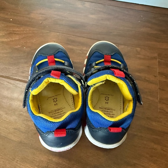 Geox Lepidoo Blue and Red Sneakers Aesthetic Sporty Design-Size 8 - Picture 9 of 13